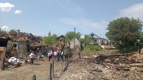 Последствия ракетных ударов по Звягелю, 9 июня 2023 года